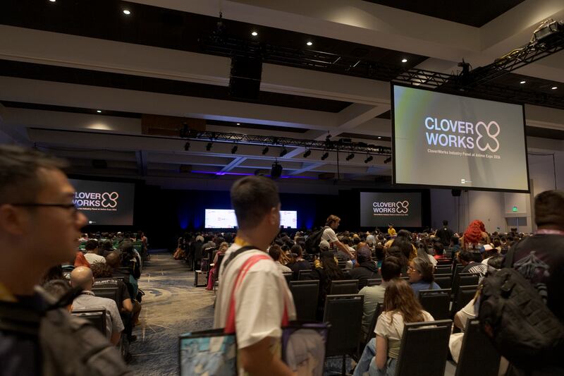 Panel at a convention