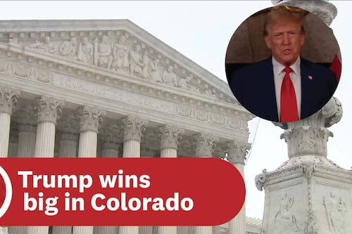 Trump wins Colorado ballot disqualification case at US Supreme Court