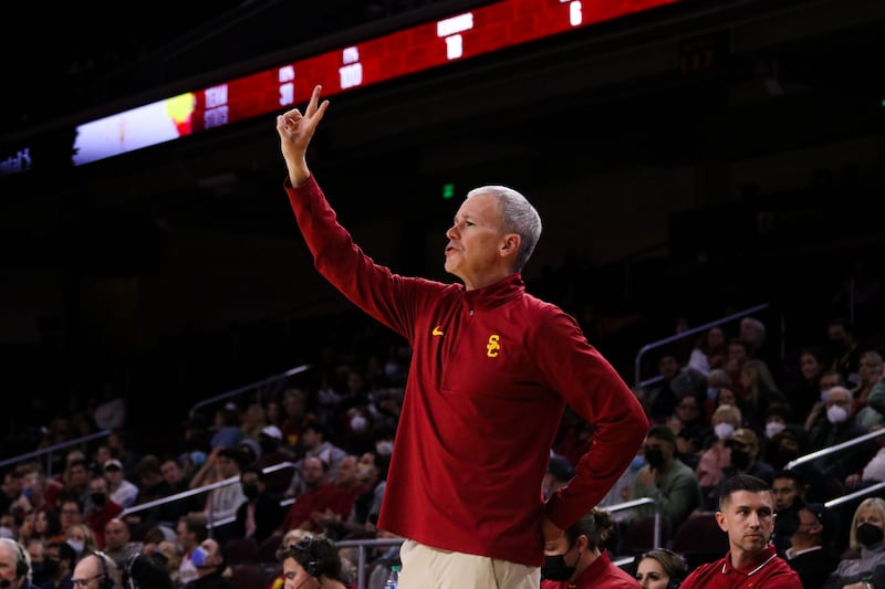 USC Men's Basketball plays against Arizona State.