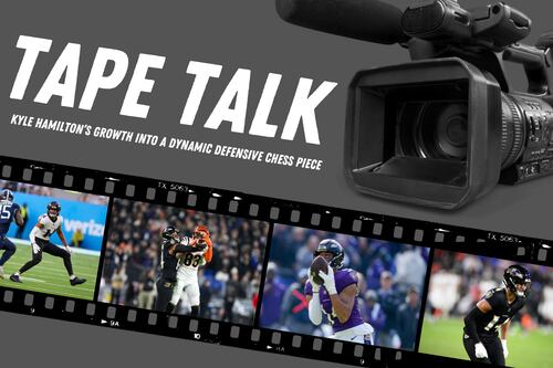 Tape Talk: Kyle Hamilton’s growth into a dynamic defensive chess piece