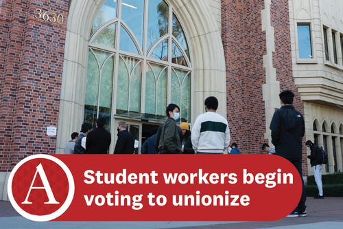 Graduate student workers begin voting to unionize
