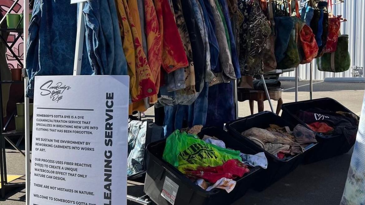 Photo of clothing rack