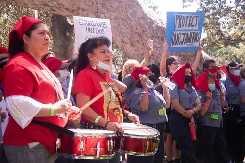 Custodians continue protest, threaten strike