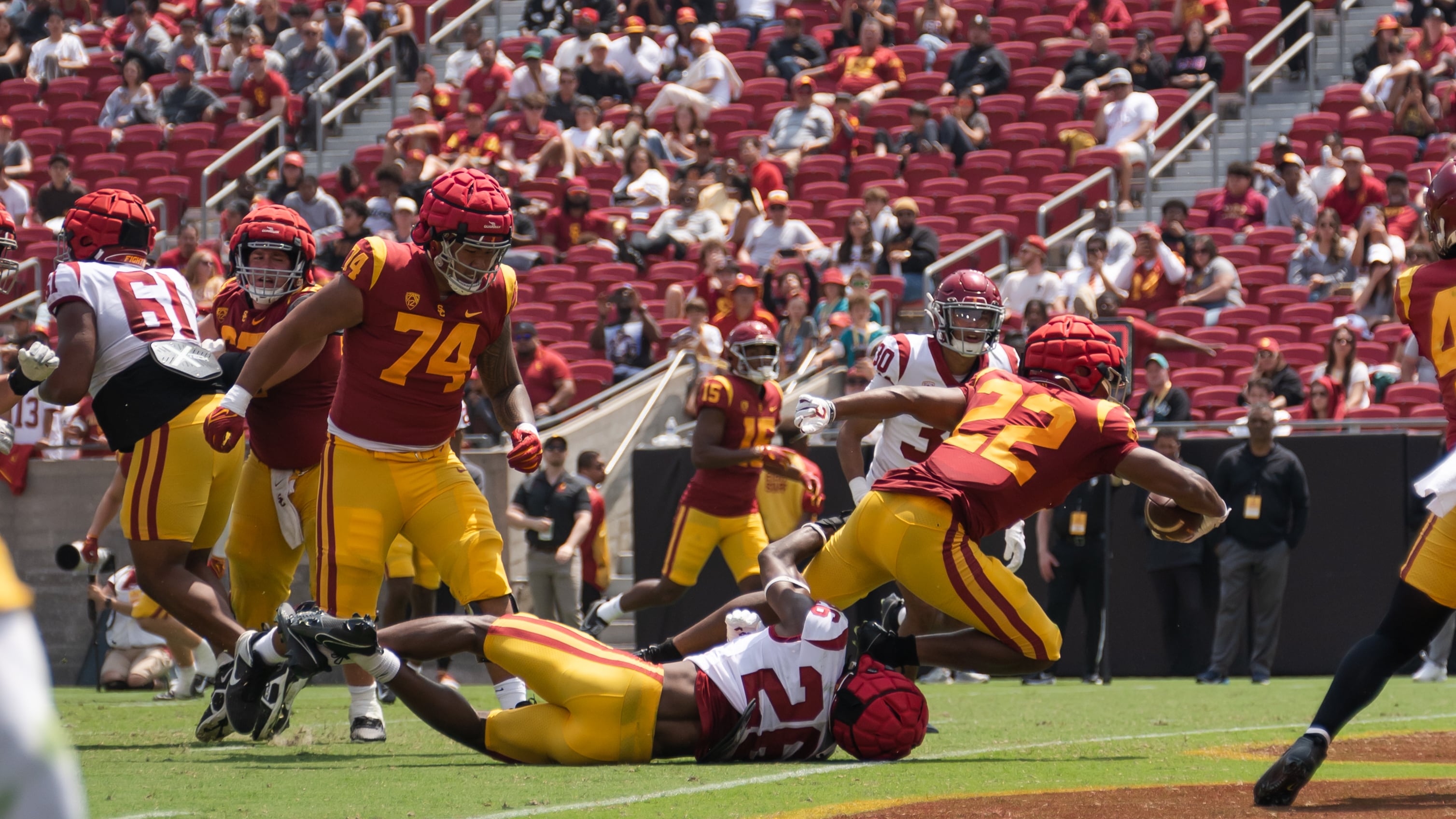 DESCRIBE THE IMAGE FOR ACCESSIBILITY, EXAMPLE: Photo of a chef putting red sauce onto an omelette.