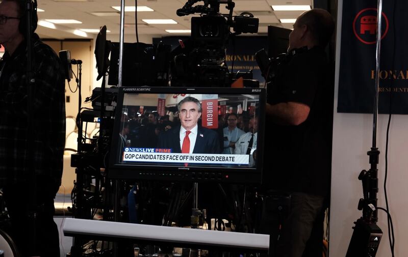 North Dakota Governor Doug Burgum goes live on ABC News after the debate.