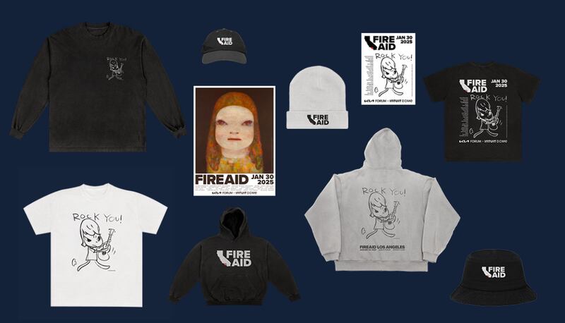 Screenshot of shirts, sweaters, and other apparel items.