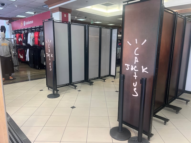 Photo of Cactus jack boarders in the USC Bookstore