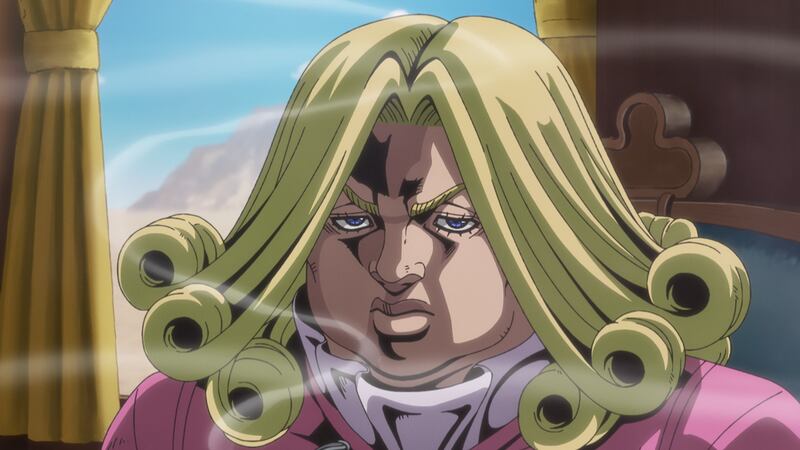 Frame from an anime show