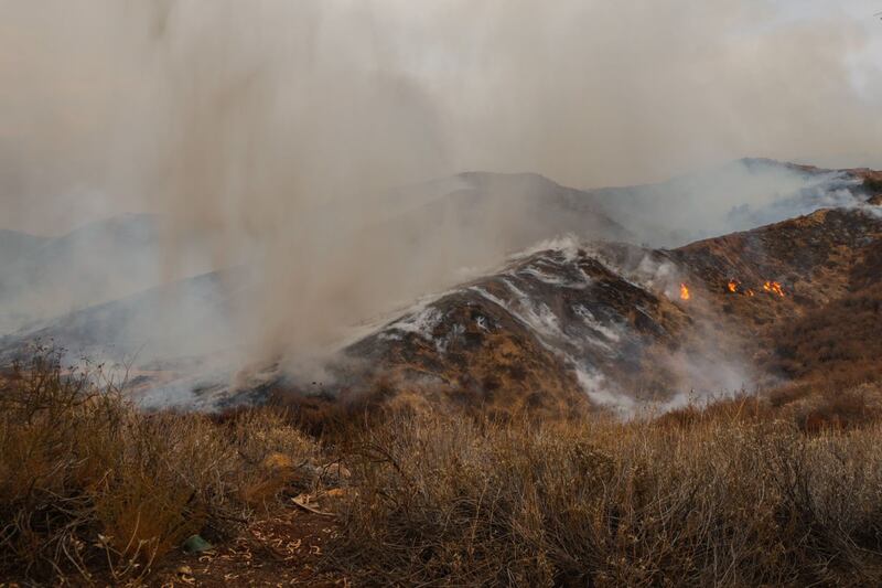 Photographs of the Fairview Wildfire in Hemet, CA. The fire burned over 25,000 acres and threatened hundreds of homes in the area.