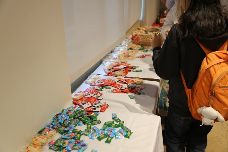 Annenberg Chinese New Year event snack table