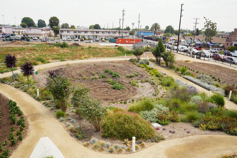 Aerial view of Mudtown Farms.