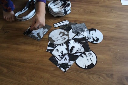 Photo of fabric patches.