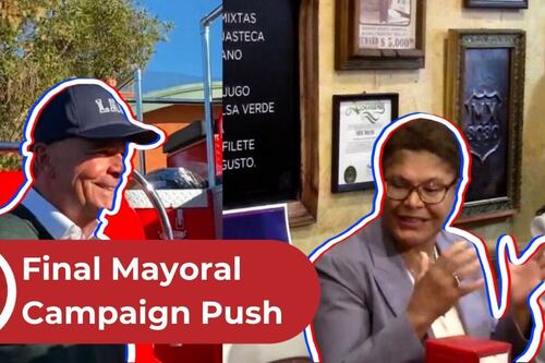 Mayoral campaigning continues with a week until election night