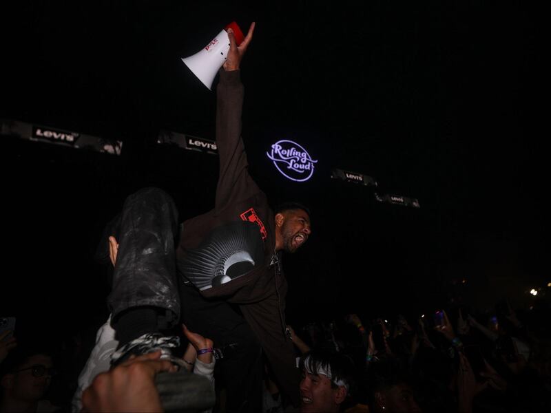 Photographs of the best moments from Rolling Loud 2023
