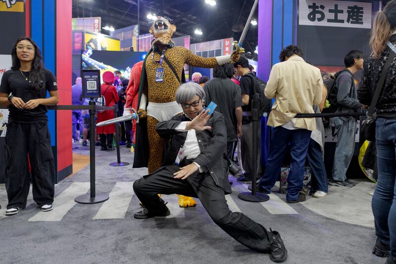 Anime cosplayer
