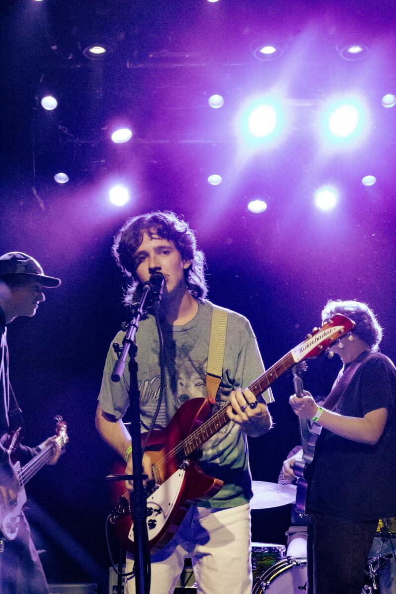The Happy Return performs the song “Time Runs Out." (Photo by Marissa Ding)