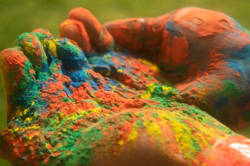 USC Annenberg photographs of 2022 Holi