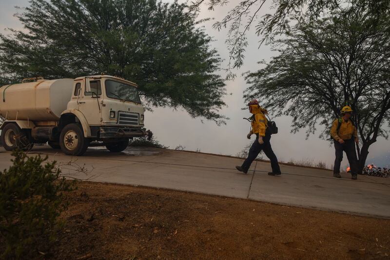 Photographs of the Fairview Wildfire in Hemet, CA. The fire burned over 25,000 acres and threatened hundreds of homes in the area.