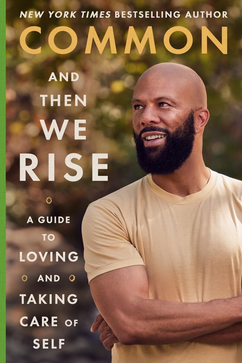 Photo of the cover the the book "And Then We Rise" by Common.