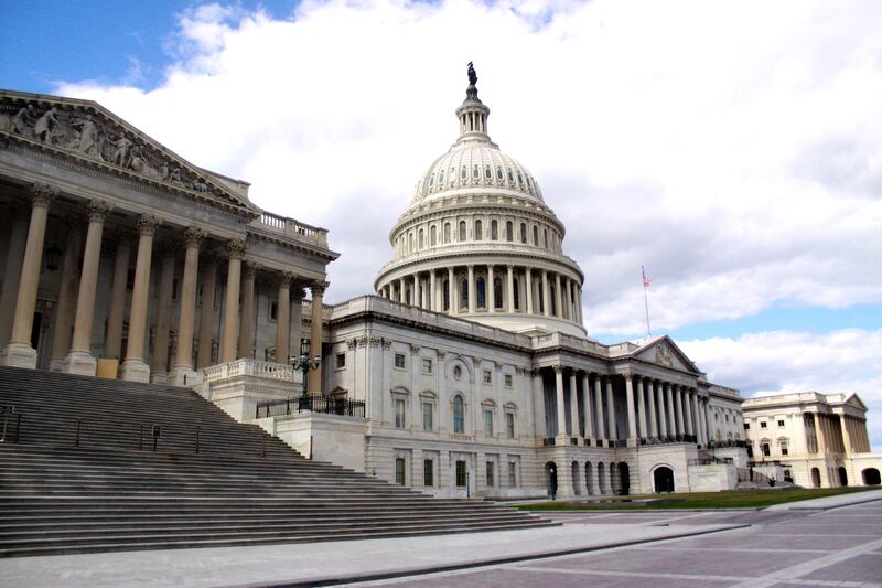 The United States Capitol Building.