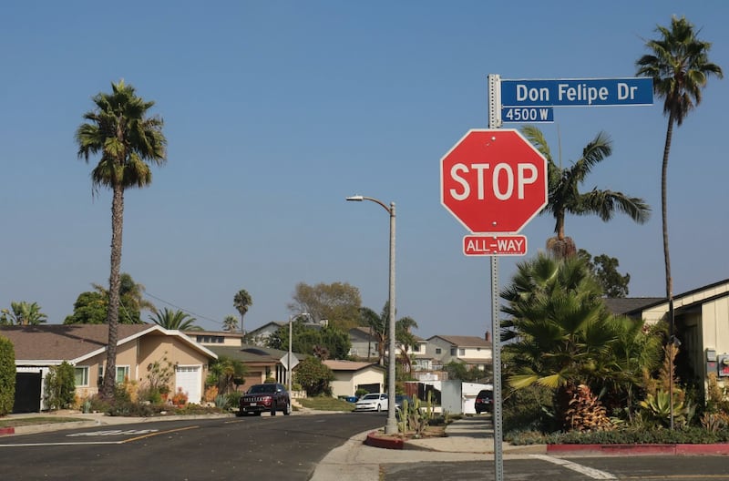 Don Felipe Dr is the longest street in Baldwin Hills community. For homeowner Sherri Taylor, Don Felipe Dr is the "dividing line between the upper and lower parts of Baldwin Hills."