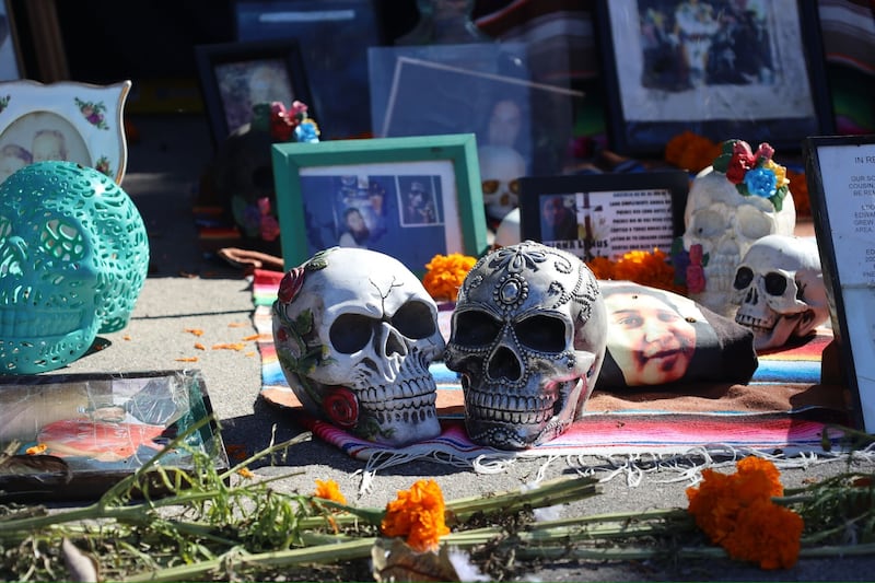 Olvera Street continues with its annual Día de los Muertos celebration for the community.