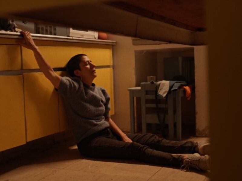 DESCRIBE THE IMAGE FOR ACCESSIBILITY, EXAMPLE: Photo of a chef putting red sauce onto an omelette.