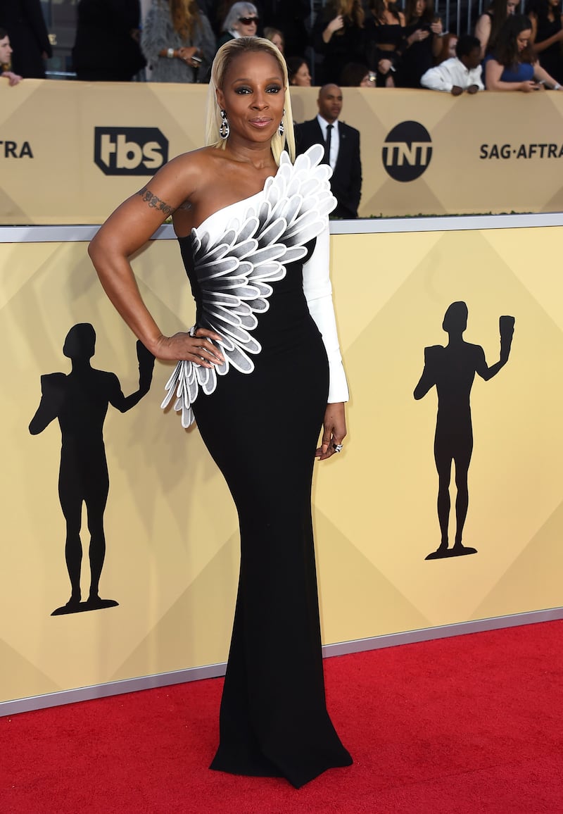 Mary J. Blige at the 2018 Sag Awards.