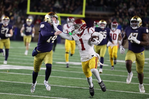 USC football falls hard at Notre Dame