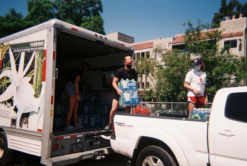 Unloading from U-Hual