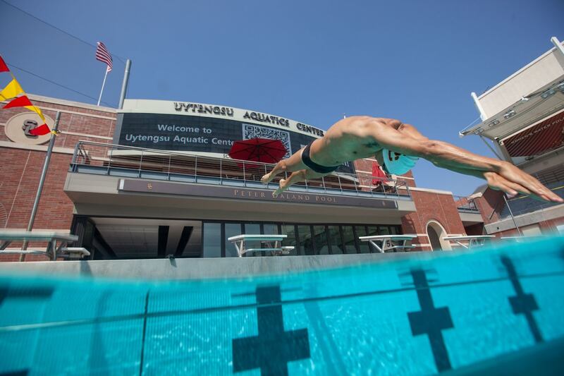 Photos of Greek Olympic swimmer Evangelos Makrygiannis.