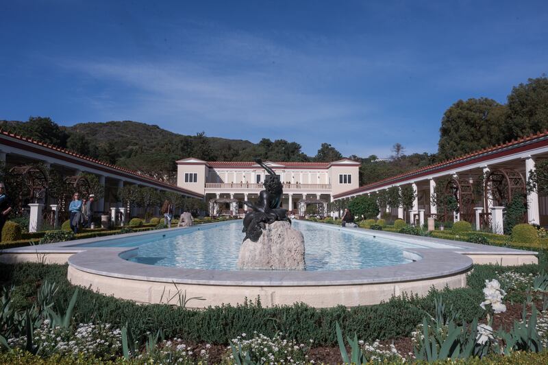 Getty Villa is a Greco-inspired art museum featuring a spice garden and many artefacts. (Photo by Michael Chow)