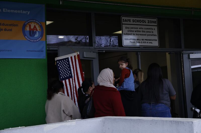 The John Mack Elementary School Vote Station