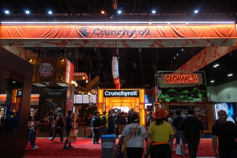 Crunchyroll panel at Anime Expo 2025.