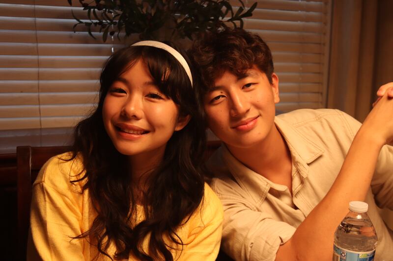 DESCRIBE THE IMAGE FOR ACCESSIBILITY, EXAMPLE: Photo of a chef putting red sauce onto an omelette.