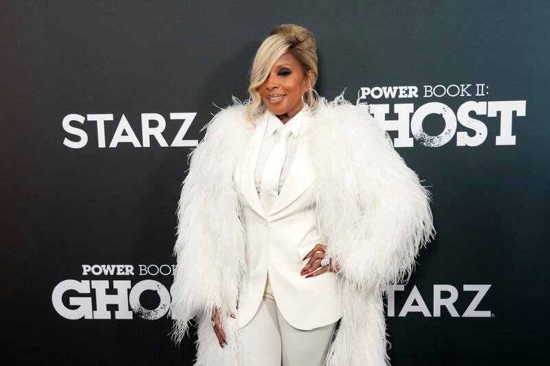 Mary J. Blige at the New York premiere for "Power of Book II: Ghost."