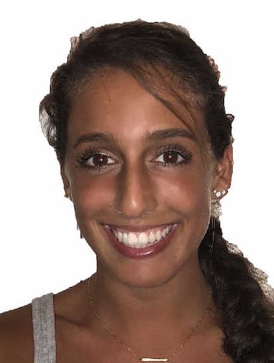 A headshot of USC student, Maya Abu-Zahra.