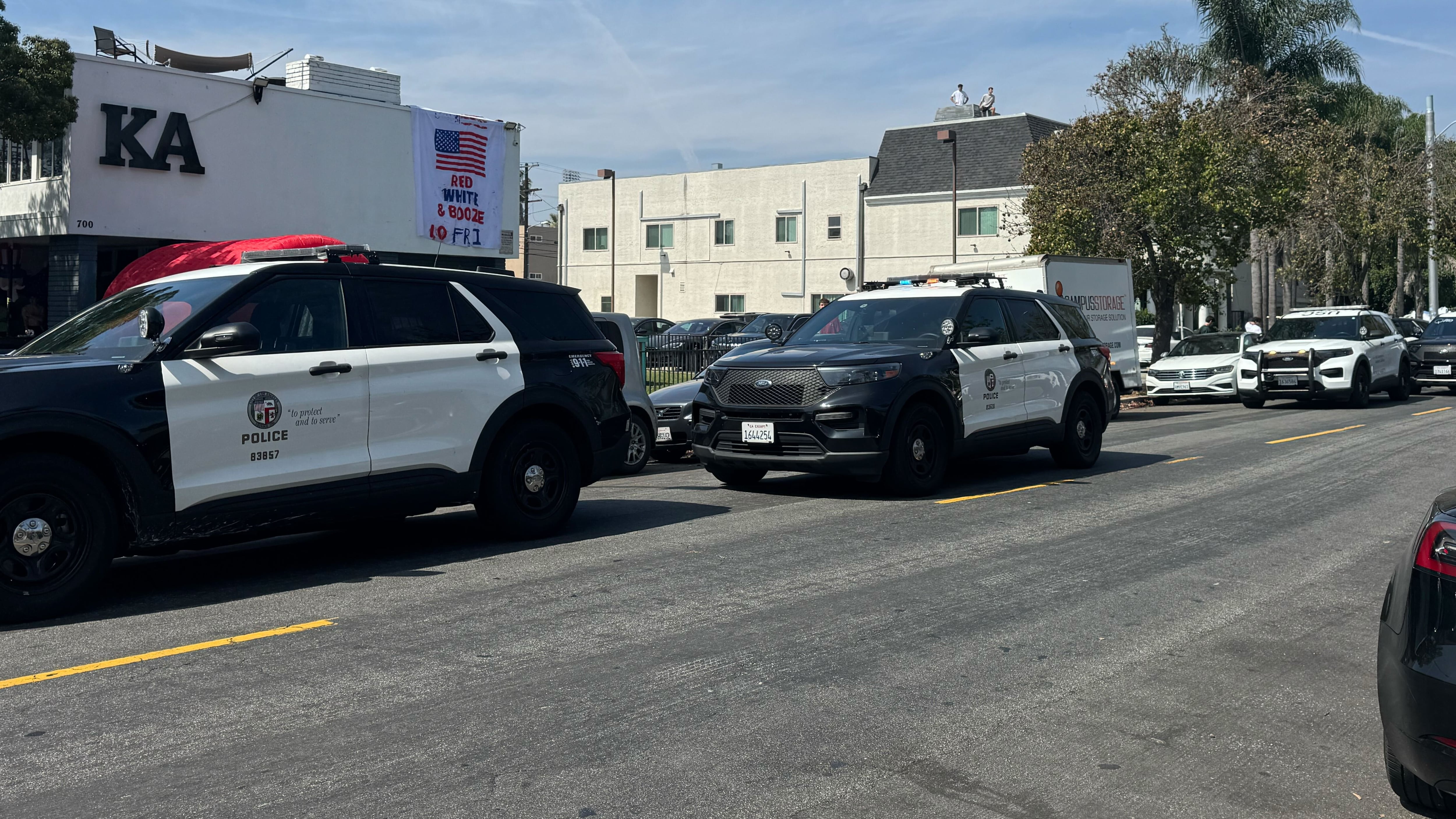 Police responded to a report of a stabbing near the USC campus on the 600 block of West 28th Street.