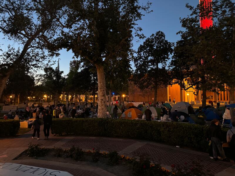 Photo from the encampment