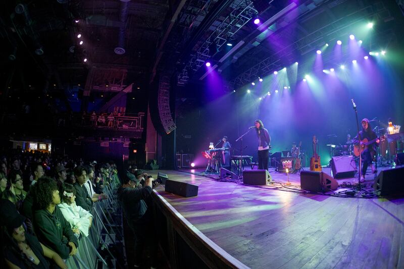 Fans enjoying a concert