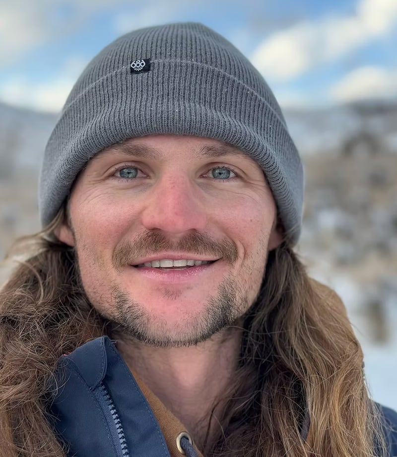Photo of Henry Passerini skiing (photo courtesy of Henry Passerini).