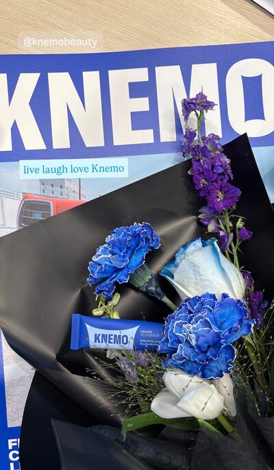 Purple and blue flowers