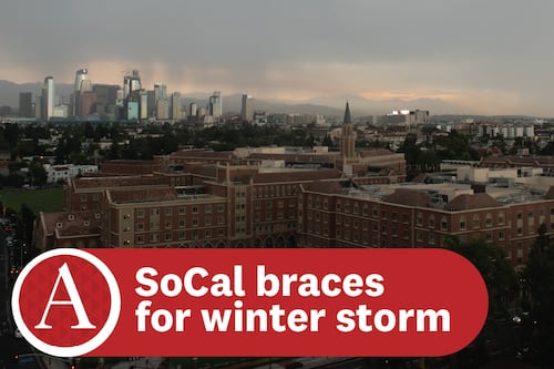 Cold weather chills SoCal