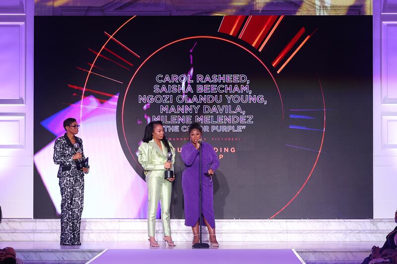Carol Rasheed on stage. Photo Credit: Getty Images for NAACP