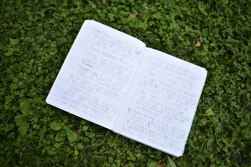 The student’s journal detailed everything that happened the night she was admitted into Las Encinas, including: “I was not able to speak to a mental health professional.”