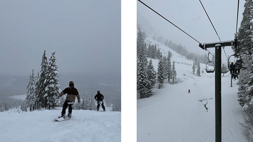 Pictures from Tahoe over the weekend. (Photo by Zia Sirianni)