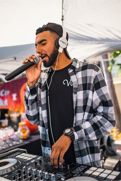 Photo of DJ B-ROKK performing