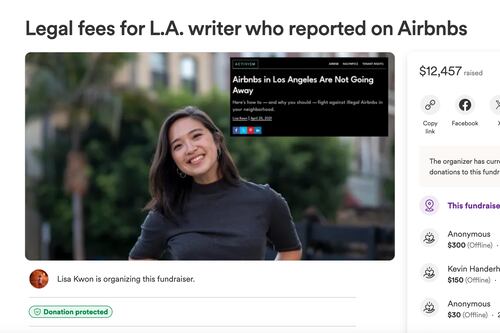 How an L.A. reporter was left to crowdfund after being sued
